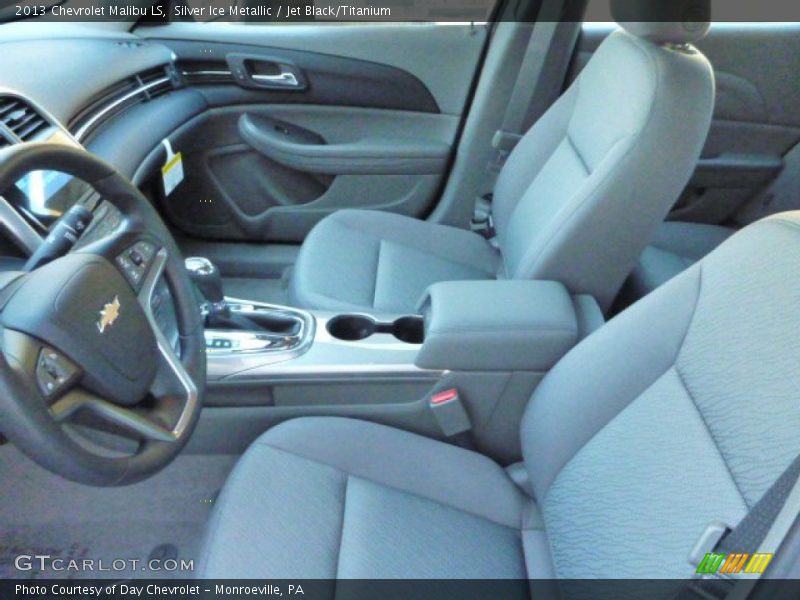 Silver Ice Metallic / Jet Black/Titanium 2013 Chevrolet Malibu LS