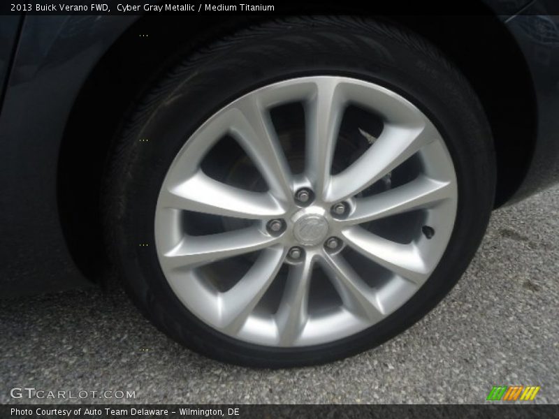 Cyber Gray Metallic / Medium Titanium 2013 Buick Verano FWD