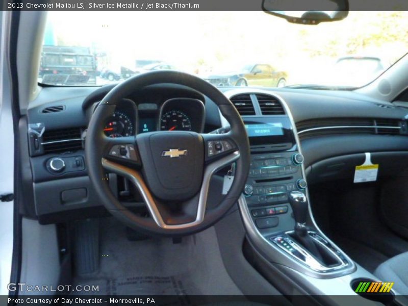 Silver Ice Metallic / Jet Black/Titanium 2013 Chevrolet Malibu LS