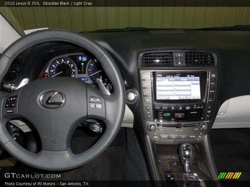 Obsidian Black / Light Gray 2010 Lexus IS 350