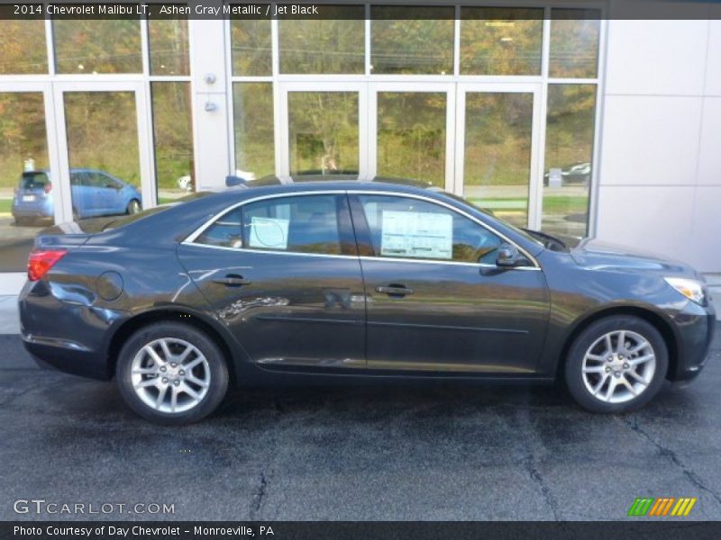 Ashen Gray Metallic / Jet Black 2014 Chevrolet Malibu LT