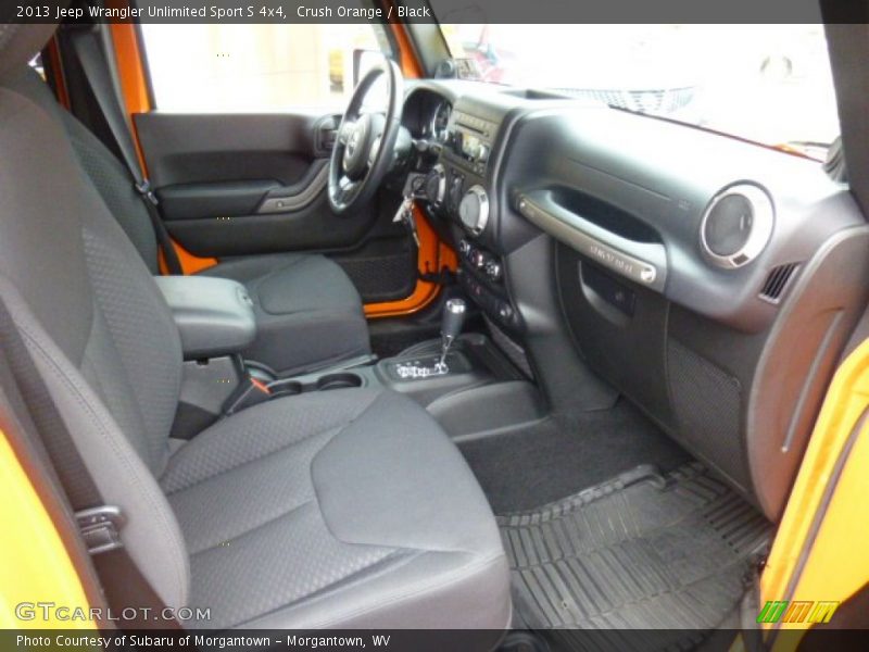 Crush Orange / Black 2013 Jeep Wrangler Unlimited Sport S 4x4