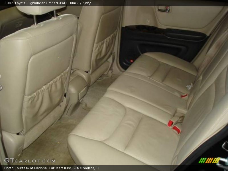 Black / Ivory 2002 Toyota Highlander Limited 4WD