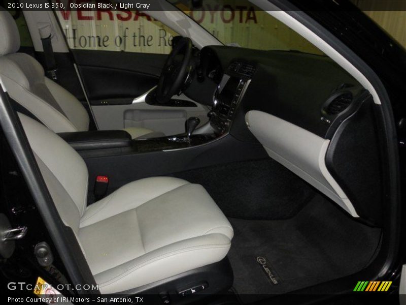 Obsidian Black / Light Gray 2010 Lexus IS 350