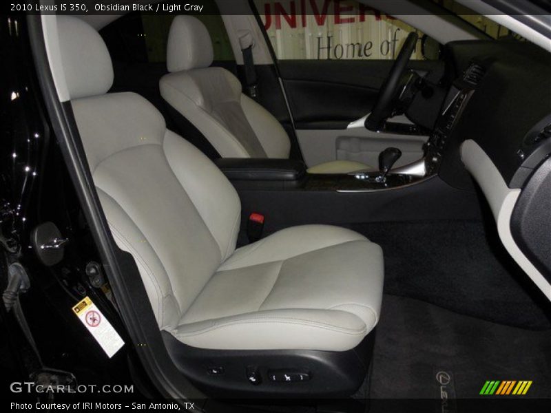 Obsidian Black / Light Gray 2010 Lexus IS 350