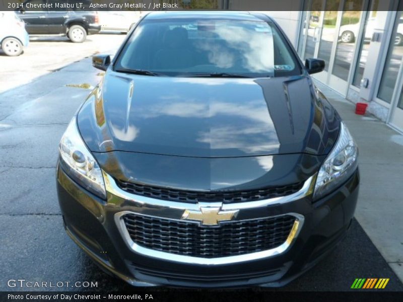 Ashen Gray Metallic / Jet Black 2014 Chevrolet Malibu LT