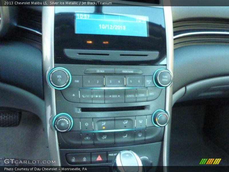 Silver Ice Metallic / Jet Black/Titanium 2013 Chevrolet Malibu LS