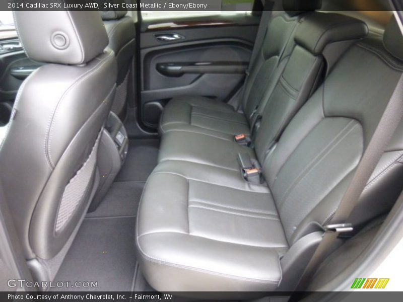 Silver Coast Metallic / Ebony/Ebony 2014 Cadillac SRX Luxury AWD