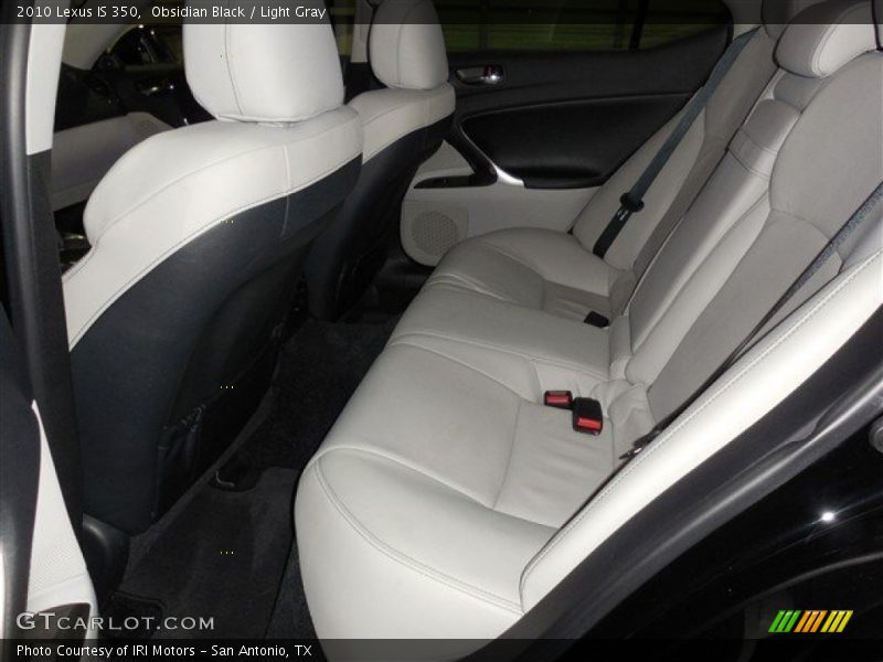 Obsidian Black / Light Gray 2010 Lexus IS 350