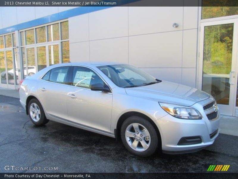 Silver Ice Metallic / Jet Black/Titanium 2013 Chevrolet Malibu LS