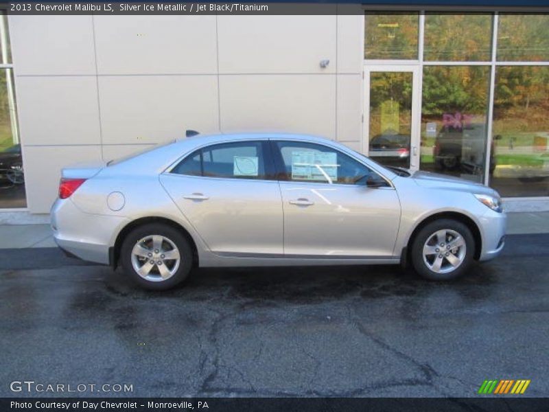 Silver Ice Metallic / Jet Black/Titanium 2013 Chevrolet Malibu LS