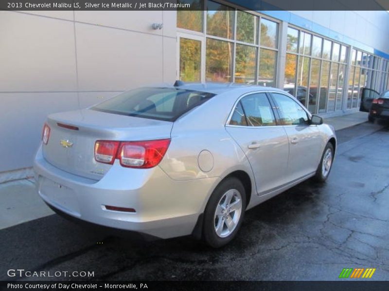 Silver Ice Metallic / Jet Black/Titanium 2013 Chevrolet Malibu LS