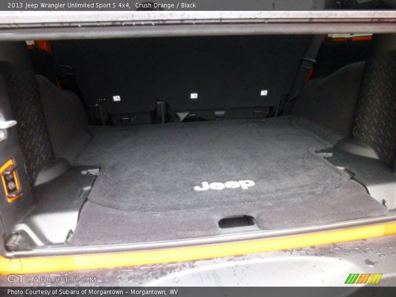 Crush Orange / Black 2013 Jeep Wrangler Unlimited Sport S 4x4