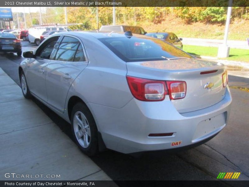 Silver Ice Metallic / Jet Black/Titanium 2013 Chevrolet Malibu LS