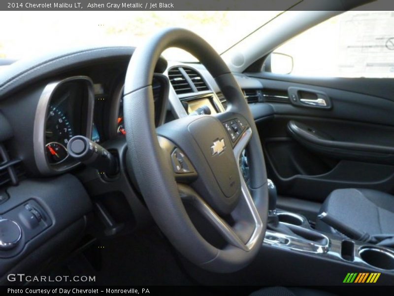 Ashen Gray Metallic / Jet Black 2014 Chevrolet Malibu LT