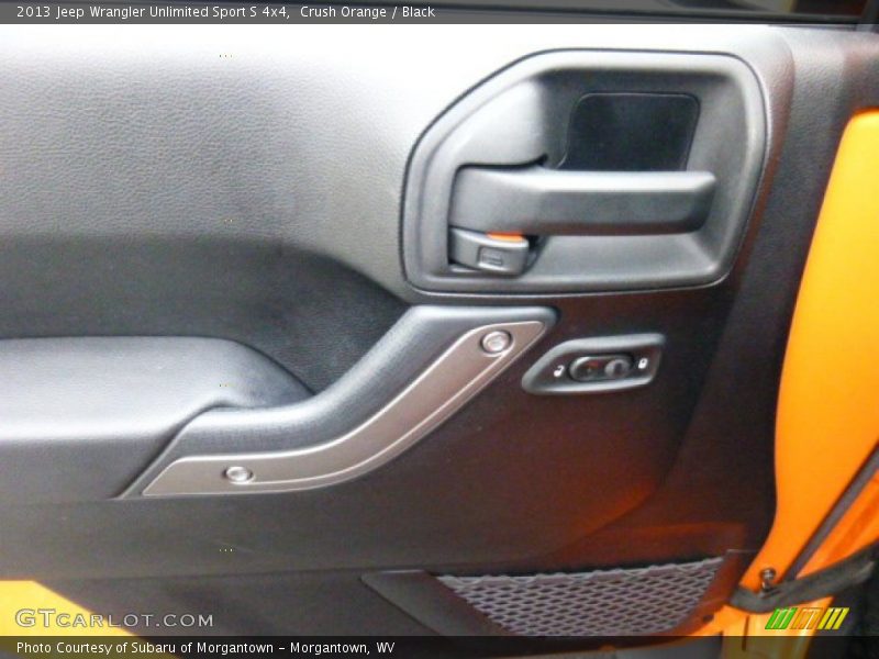 Crush Orange / Black 2013 Jeep Wrangler Unlimited Sport S 4x4