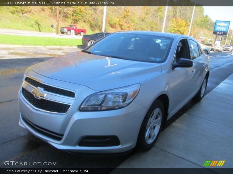 Silver Ice Metallic / Jet Black/Titanium 2013 Chevrolet Malibu LS
