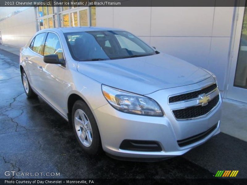 Silver Ice Metallic / Jet Black/Titanium 2013 Chevrolet Malibu LS