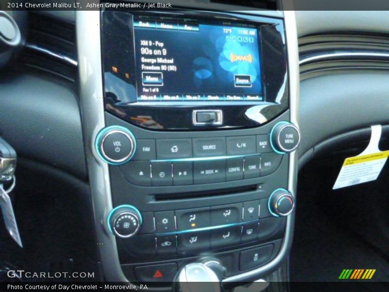 Ashen Gray Metallic / Jet Black 2014 Chevrolet Malibu LT