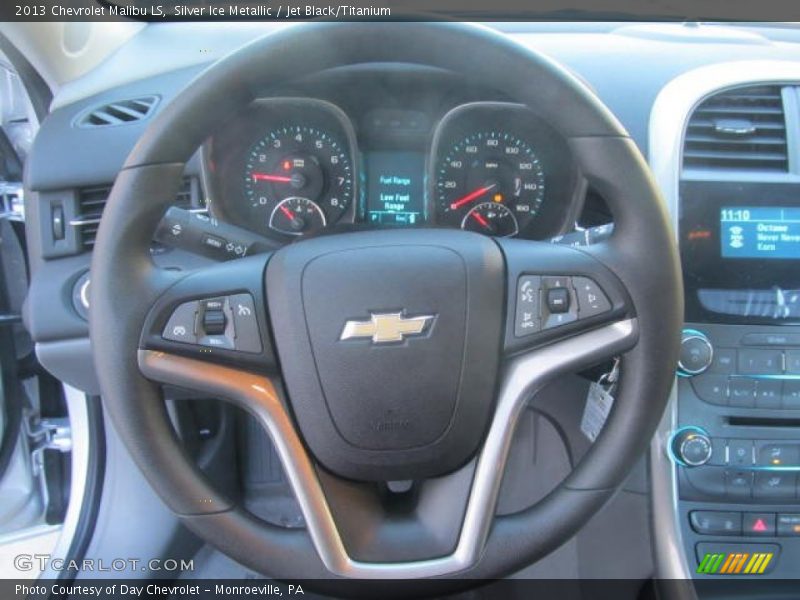 Silver Ice Metallic / Jet Black/Titanium 2013 Chevrolet Malibu LS