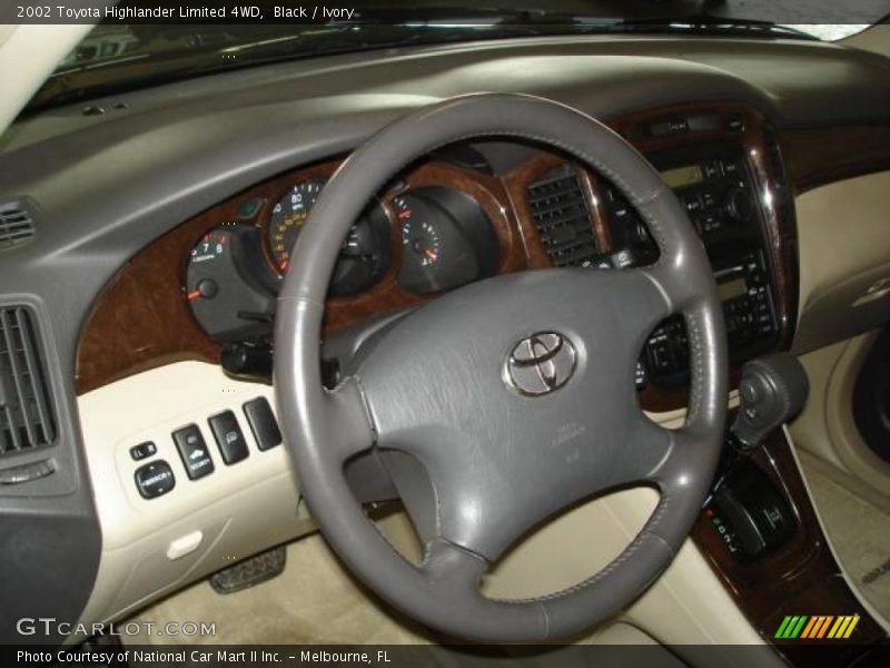 Black / Ivory 2002 Toyota Highlander Limited 4WD