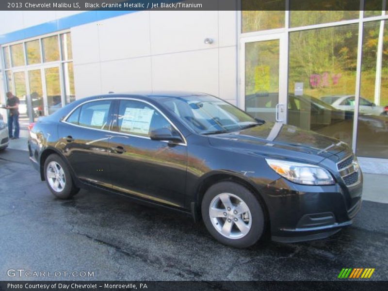 Black Granite Metallic / Jet Black/Titanium 2013 Chevrolet Malibu LS