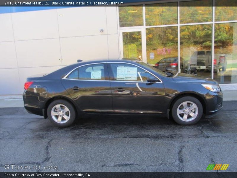 Black Granite Metallic / Jet Black/Titanium 2013 Chevrolet Malibu LS