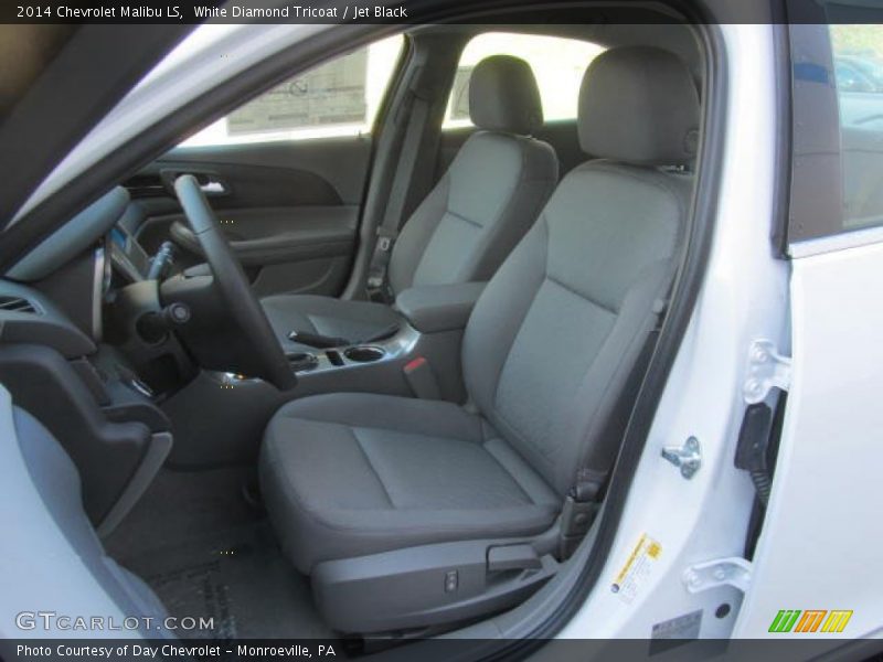 White Diamond Tricoat / Jet Black 2014 Chevrolet Malibu LS