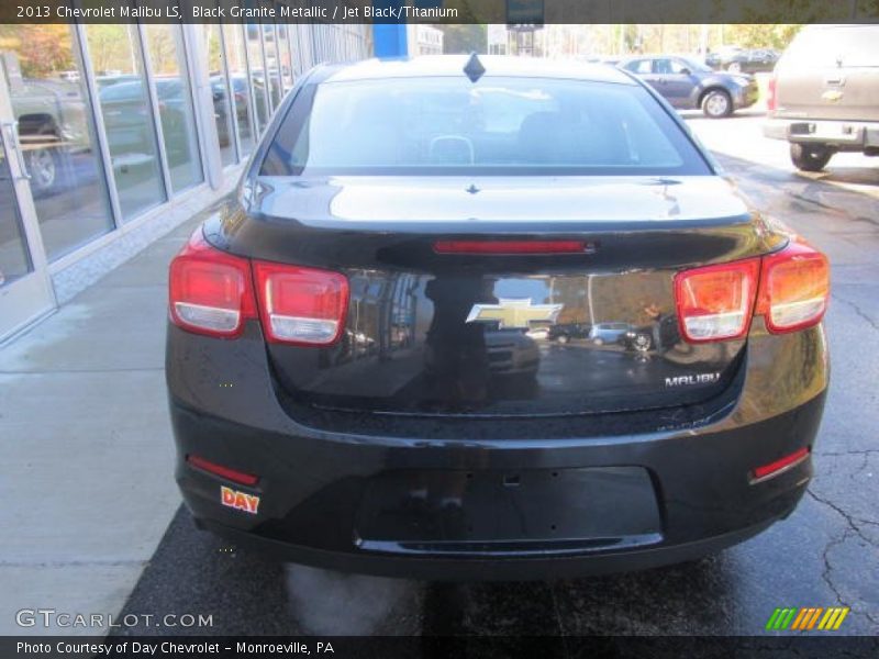 Black Granite Metallic / Jet Black/Titanium 2013 Chevrolet Malibu LS