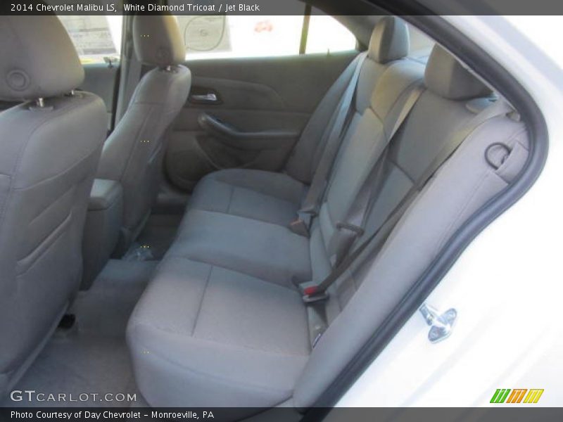 White Diamond Tricoat / Jet Black 2014 Chevrolet Malibu LS