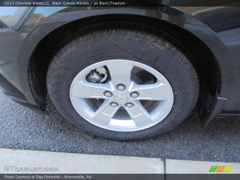 Black Granite Metallic / Jet Black/Titanium 2013 Chevrolet Malibu LS