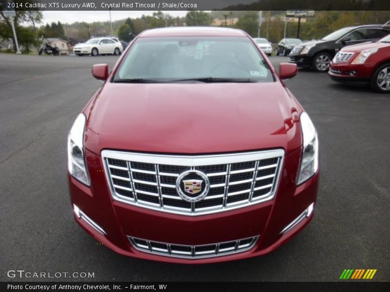 Crystal Red Tincoat / Shale/Cocoa 2014 Cadillac XTS Luxury AWD
