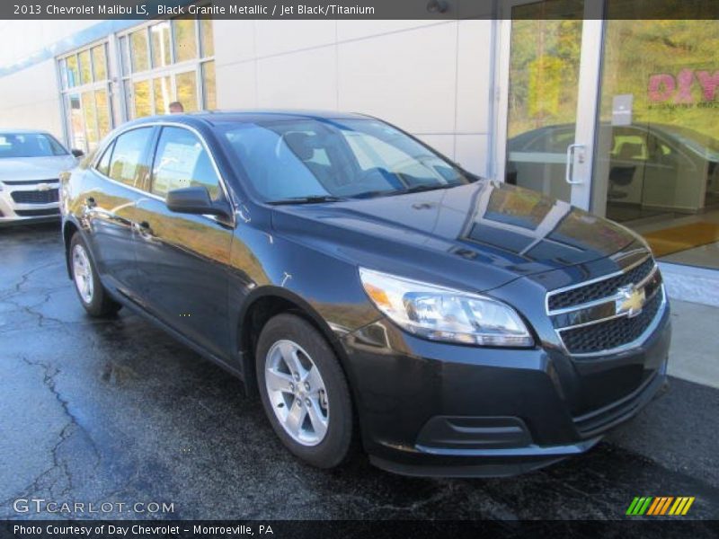 Black Granite Metallic / Jet Black/Titanium 2013 Chevrolet Malibu LS
