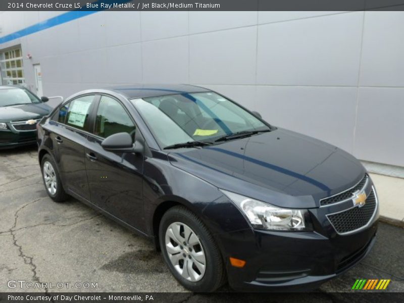 Blue Ray Metallic / Jet Black/Medium Titanium 2014 Chevrolet Cruze LS