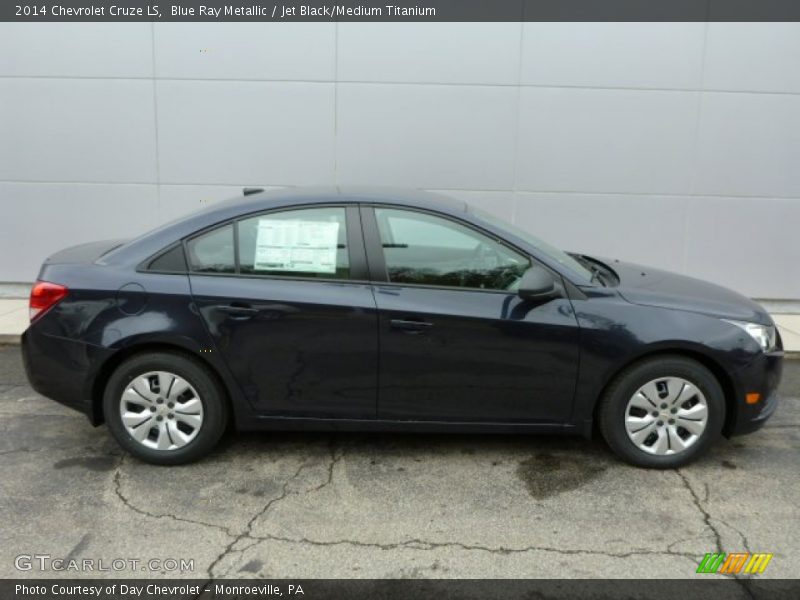 Blue Ray Metallic / Jet Black/Medium Titanium 2014 Chevrolet Cruze LS