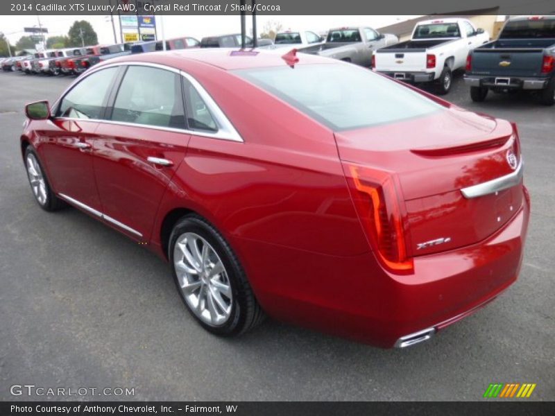 Crystal Red Tincoat / Shale/Cocoa 2014 Cadillac XTS Luxury AWD