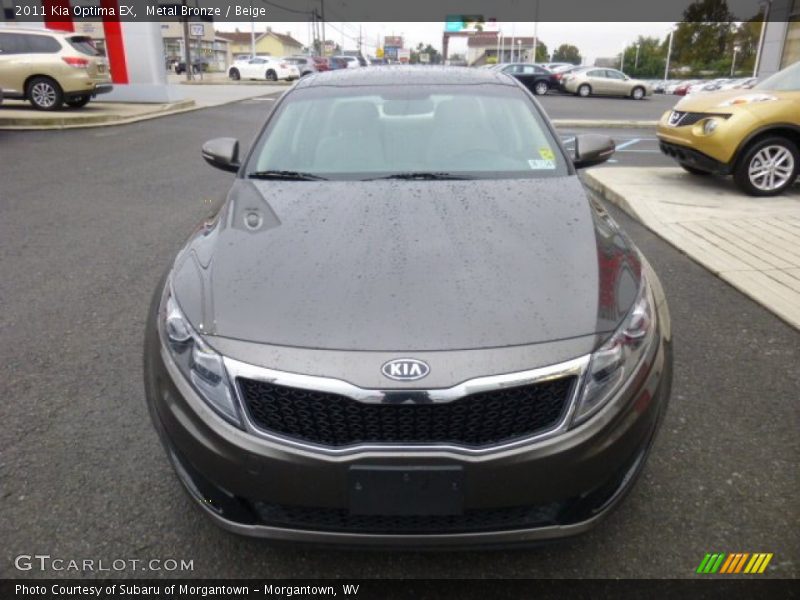 Metal Bronze / Beige 2011 Kia Optima EX