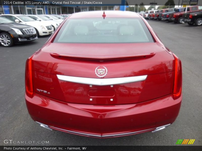 Crystal Red Tincoat / Shale/Cocoa 2014 Cadillac XTS Luxury AWD