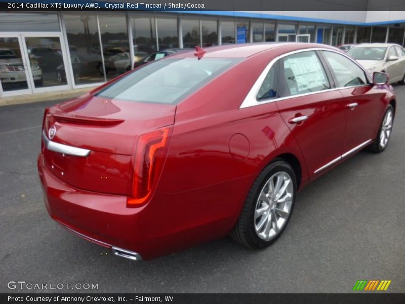 Crystal Red Tincoat / Shale/Cocoa 2014 Cadillac XTS Luxury AWD