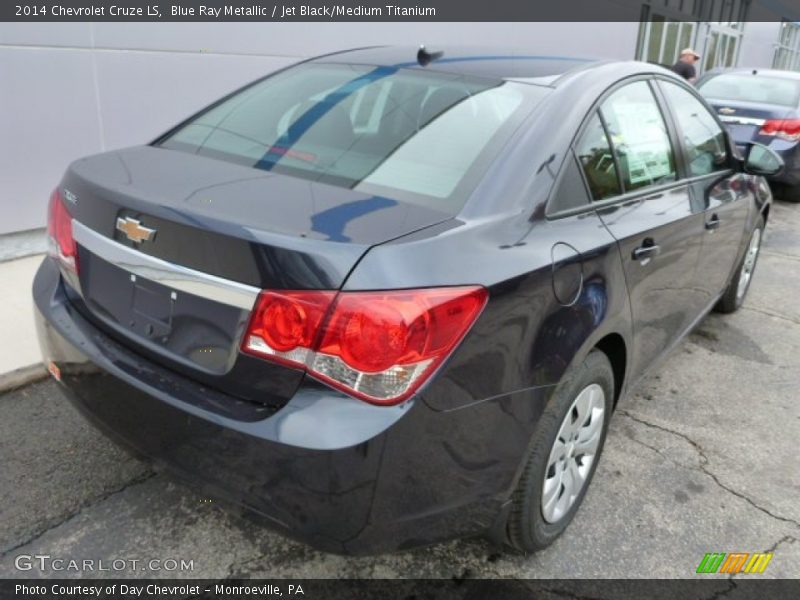 Blue Ray Metallic / Jet Black/Medium Titanium 2014 Chevrolet Cruze LS