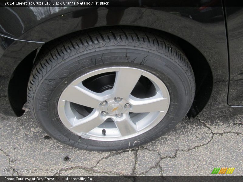 Black Granite Metallic / Jet Black 2014 Chevrolet Cruze LT