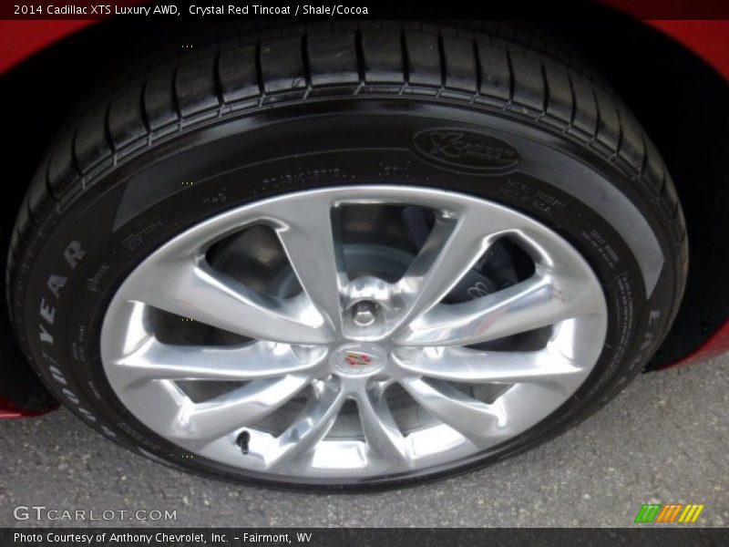 Crystal Red Tincoat / Shale/Cocoa 2014 Cadillac XTS Luxury AWD