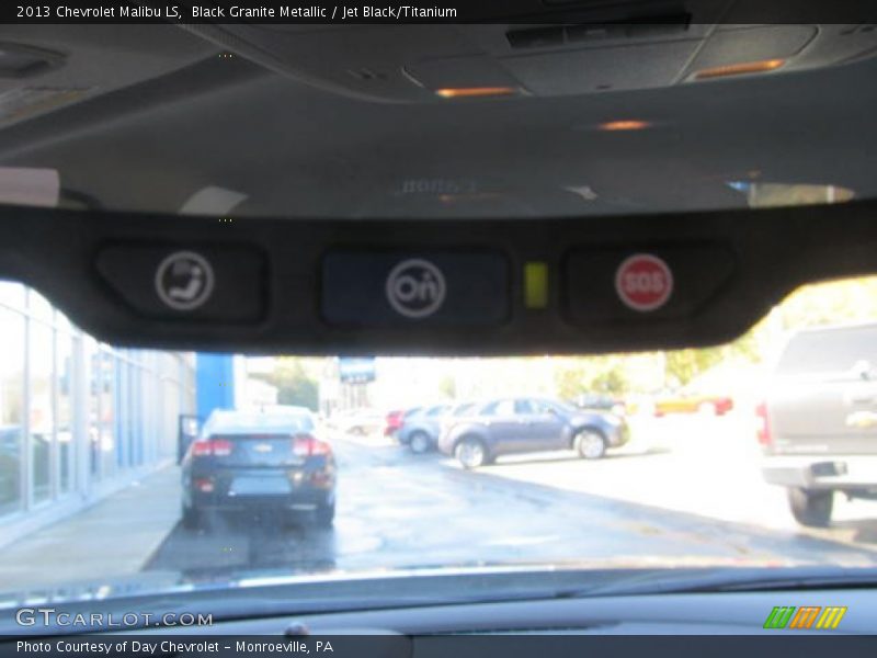 Black Granite Metallic / Jet Black/Titanium 2013 Chevrolet Malibu LS