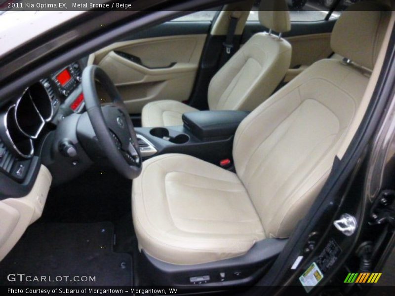 Metal Bronze / Beige 2011 Kia Optima EX