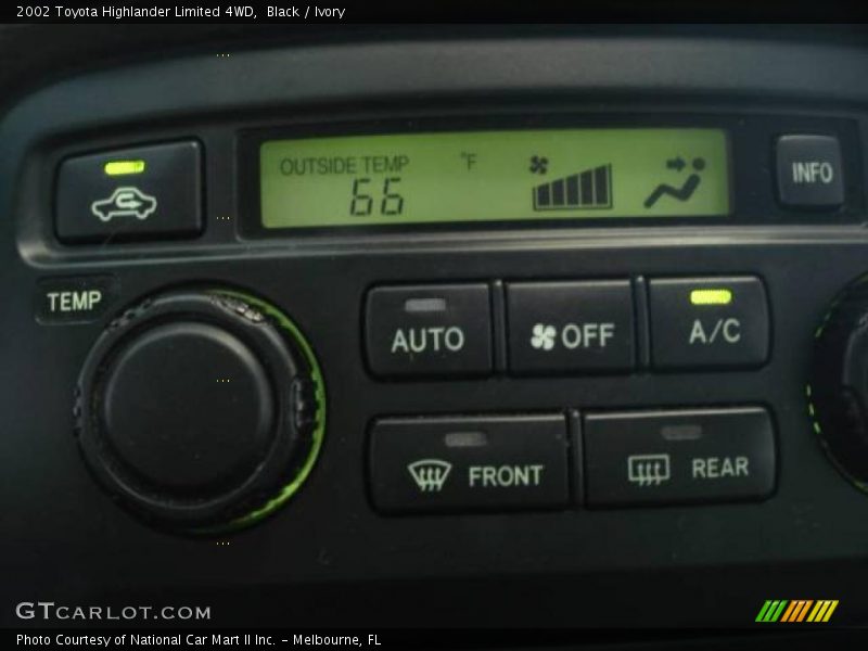 Black / Ivory 2002 Toyota Highlander Limited 4WD