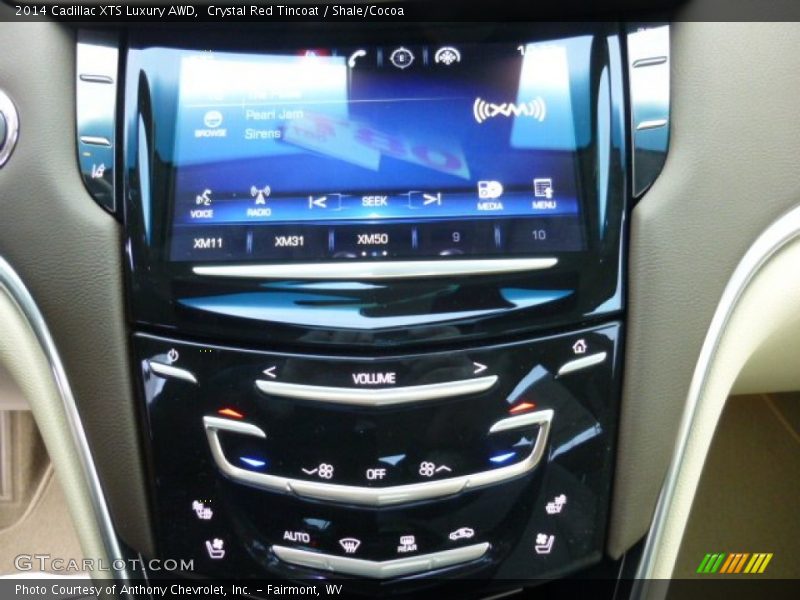 Crystal Red Tincoat / Shale/Cocoa 2014 Cadillac XTS Luxury AWD