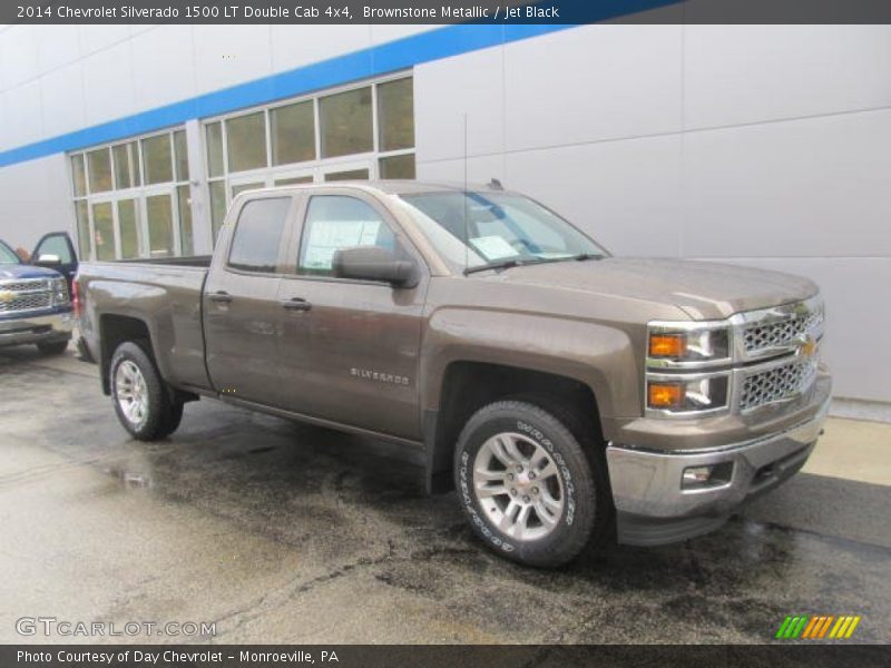 Brownstone Metallic / Jet Black 2014 Chevrolet Silverado 1500 LT Double Cab 4x4