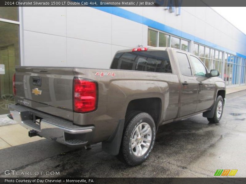 Brownstone Metallic / Jet Black 2014 Chevrolet Silverado 1500 LT Double Cab 4x4