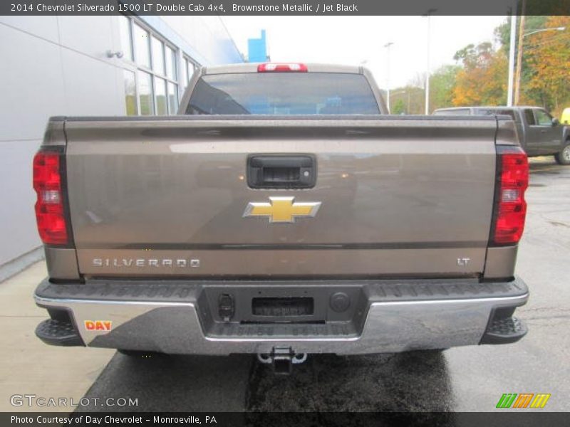 Brownstone Metallic / Jet Black 2014 Chevrolet Silverado 1500 LT Double Cab 4x4