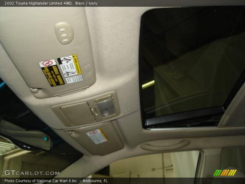 Black / Ivory 2002 Toyota Highlander Limited 4WD